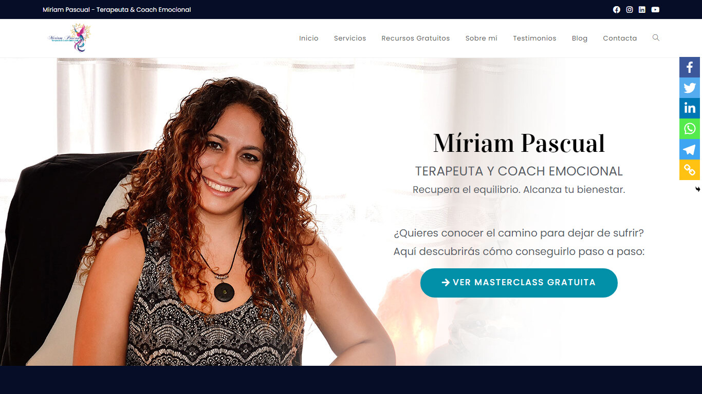 Miriam Pascual • Terapias Del Bienestar • Lo Más Sano