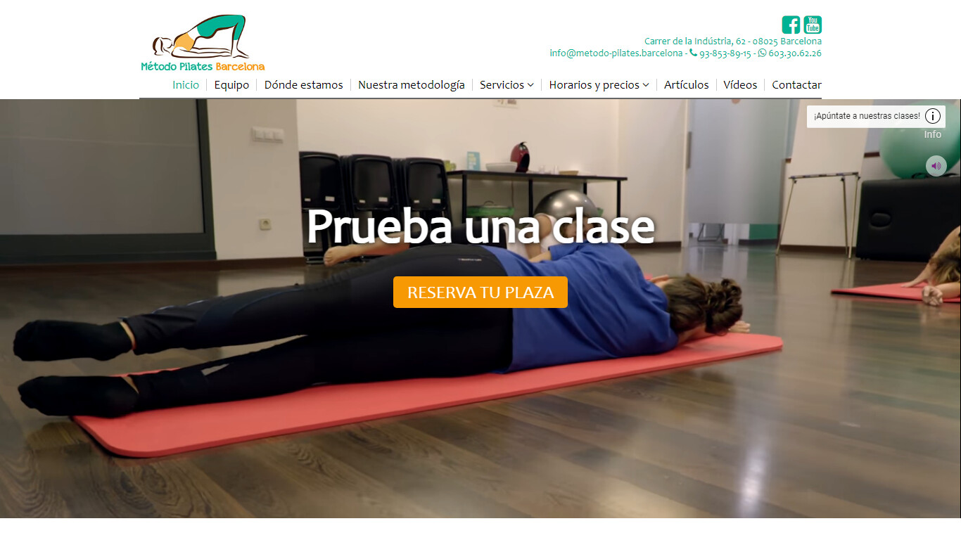 Método Pilates Barcelona • Terapias Del Bienestar • Lo Más Sano 6178